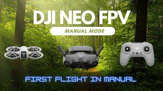 DJI Neo FPV/Manual Mode (First flight in manual..)