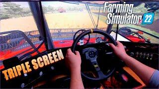 Farming Simulator 22Трипл СкринТри монитораРуль 900 Logitech Driving Force GT