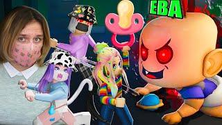 СБЕГАЕМ ОТ ЗЛОЙ ЕВЫ! Roblox Baby Evil