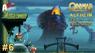 ODDMAR - Gameplay #6 (level 2-5 - 2-6 + BOSS KRAKEN)