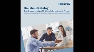 Hausbau 2025 mit ROSTOW Bau GmbH - Aktuelle Kataloge entdecken