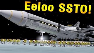 60-seat Eeloo SSTO in KSP 1.2 - no mining!