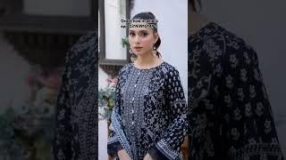 Most demanded colour black  and white  by regalia textile 3 PIECE LAWN COLLECTION  oraginal