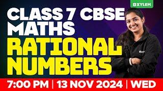 Class 7 CBSE Maths - Rational Numbers | Xylem Class 7 CBSE