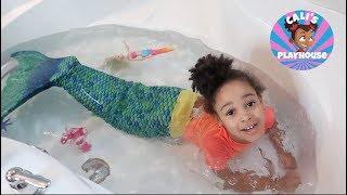 Mermaid in Real Life | Cali's Playhouse