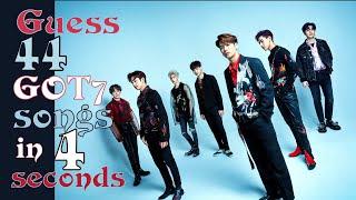 ULTIMATE GOT7 QUIZ  GUESS 44 GOT7 SONGS IN 4 SECONDS  LEVEL: TRUE iGOT7