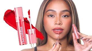 Booya Trying VIRAL TIKTOK Makeup: BarenBliss Lip Tint & Cushion