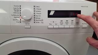 Aeg lavamat_turbo model number l75480wd test mode and error reading and resetting