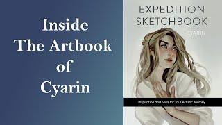 Expedition Sketchbook - The Artbook of Cyarin - Book flip