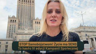 IV edycja Kampanii Społecznej Terapia to NIE wstyd | STOP Samobójstwom! Życie ma SENS | Anna Węgrzyn