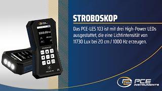 Produktvorstellung Stroboskop PCE-LES 103 | PCE Instruments