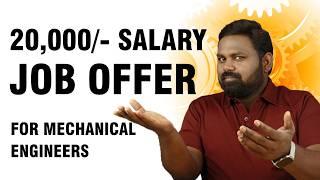 Job for mechanical engineers with 20,000 Salary | MEC Groups | Kabilan Kumaravadivel
