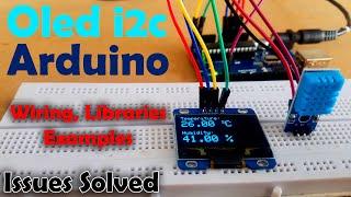 Oled i2c Arduino, Arduino Oled 128x64 i2c library, Oled 128x64 i2c display issues solved