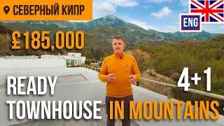 Finished 4+1 townhouse in the mountains of Northern Cyprus for sale Breathtaking mountain views