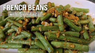 FRENCH BEANS AND  SALTED EGG || Charlyn official