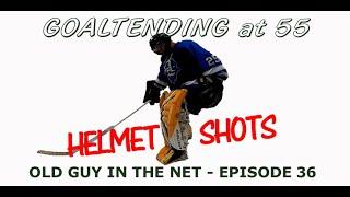 [36] - HELMET SHOTS - OLD GUY IN THE NET