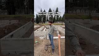 Day 15/120 of building a duplex in 4 months - foundation poured #build