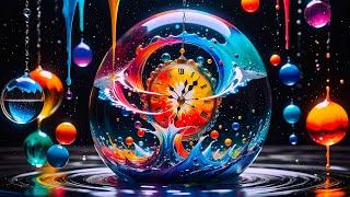 Time Stream Mesmerizing Ultra HD 4K Liquid Art Screensaver - No Sound, Copyright Free Vibrant Colors