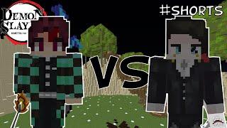 Tanjiro Vs Enmu - Minecraft Demon Slayer Mod #Shorts