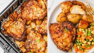 Air Fryer  Chicken  And Potatoes