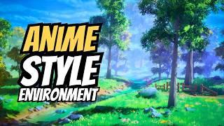 How to Create Anime-Style Game Environments is UE5