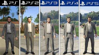 GTA 5 PS1 VS PS2 VS PS3 VS PS4 VS PS5 Comparison