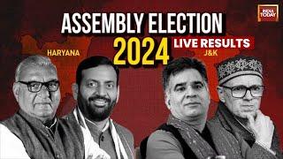 India Today LIVE: Jammu Kashmir Results LIVE | Haryana Result LIVE News | BJP Vs Congress LIVE News