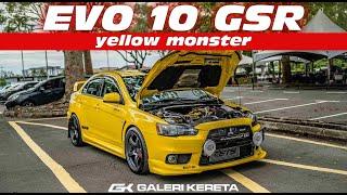 EVO 10 GSR with Roof Vent Rally | Yellow Monster