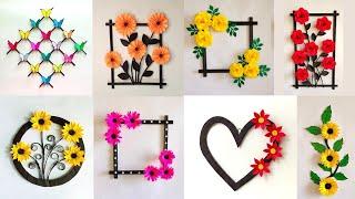 8 Easy Paper Wall Hanging Ideas | Paper Wallmate | Kagaj Ke Phool | Kagaj Ke Phool Banana | Diy