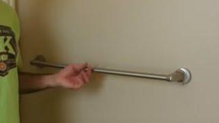 How to Install a Bath Towel Bar