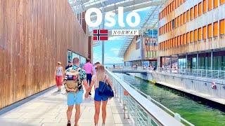 Oslo, Norway - Summer Walk 2022 - 4K/60fps HDR - Walking Tour