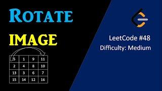 Rotate Image LeetCode|| Rotate 2D Matrix || Google Software Engineering Interview Question