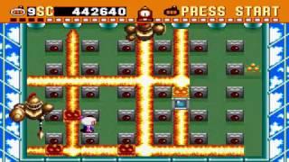 Super Bomberman 1: Normal Game: Level 6-1 to 6-4