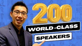 I Talked to 200 World Class Speakers - here’s what makes a GREAT speaker