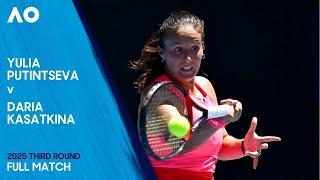 Yulia Putintseva v Daria Kasatkina Full Match | Australian Open 2025 Third Round