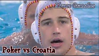 Alvaro Granados ESP  Poker vs Croatia 2022 water poo