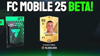 I PACKED 95 MBAPPE on the FC MOBILE 25 BETA! Pack Opening, Gameplay, & Player Ratings!