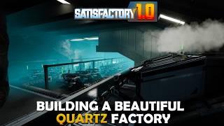 FINALLY building a crystal oscillator factory in satisfactory 1.0