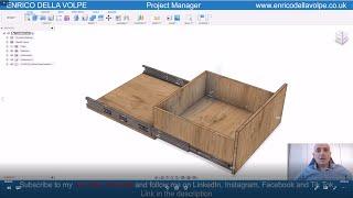 Tutorial: How to make a sliding drawer in just 6 minutes with Autodesk Fusion 360