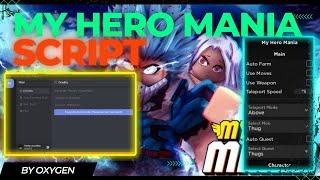 My Hero Mania Script