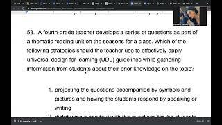 TEXES Saturday Class: PPR Question Analysis