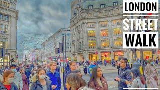 LONDON WALK | Regent Street from Oxford Street to Piccadilly Circus [4K HDR]