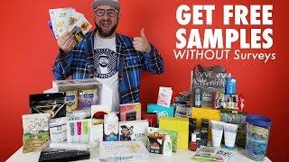  How to get FREE SAMPLES by Mail WITHOUT SURVEYS!