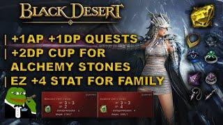 BDO | +1Ap / +1Dp Quests | +2DP Upgrade for Alchemy Stones | Quick Guide |