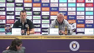 Die Pressekonfernz nach dem Spiel gegen den LASK mit Trainer Peter Pacult