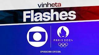 Vinheta dos FLASHES das OLIMPÍADAS DE PARIS 2024 na TV Globo