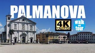 Palmanova - Star Fort City - Walk in 4K UHD (60 fps)