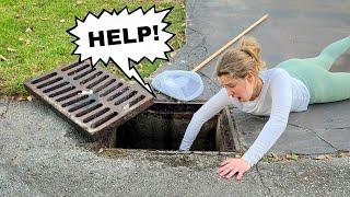 CATCHING THE CREATURE TRAPPED IN SEWER!