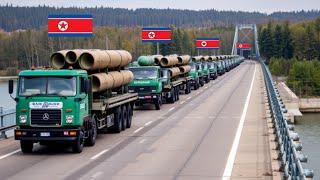 Arriving at the Russian Bridge! 7,000 tons of North Korean missiles destroyed by Ukraine!