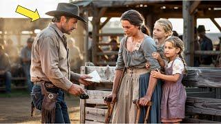 Poor Cowboy Bought Crippled Woman And Her Twin Girls At Auction—Unaware They Will Change His Life